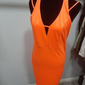 NORDSTROM Socialite Neon Dress